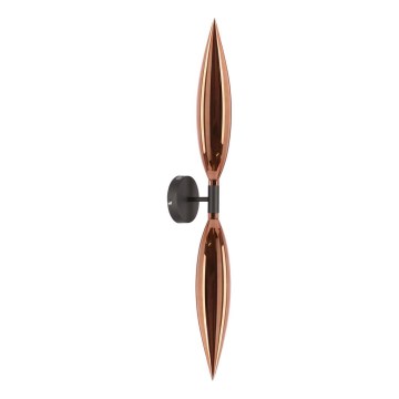 Sieninis šviestuvas NORDIC 2xG9/5W/230V juodas/varinis