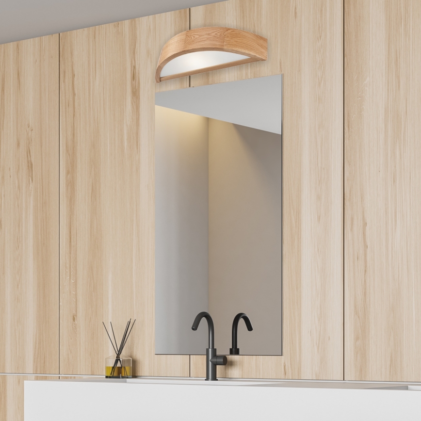 Sieninis šviestuvas OAK 1xE27/60W/230V ąžuolas
