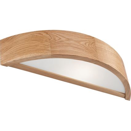 Sieninis šviestuvas OAK 1xE27/60W/230V ąžuolas