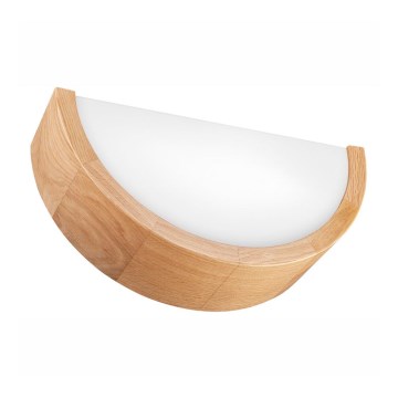 Sieninis šviestuvas OAK 1xE27/60W/230V ąžuolas