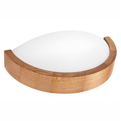 Sieninis šviestuvas OAK SLIM 1xE27/60W/230V ąžuolas