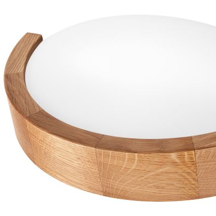 Sieninis šviestuvas OAK SLIM 1xE27/60W/230V ąžuolas