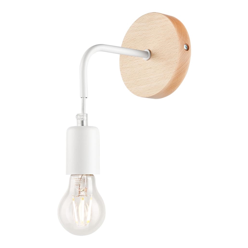 Sieninis šviestuvas ORAZIO 1xE27/60W/230V ąžuolas