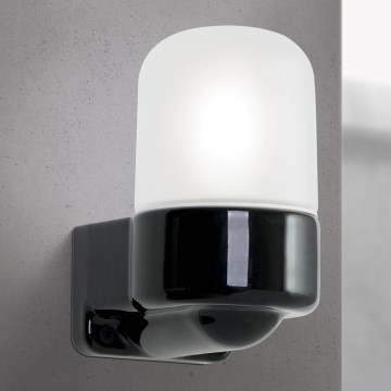 Sieninis šviestuvas OSTIA 1xE27/40W/230V juodas