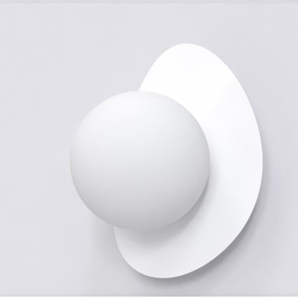 Sieninis šviestuvas OVO 1xG9/8W/230V baltas