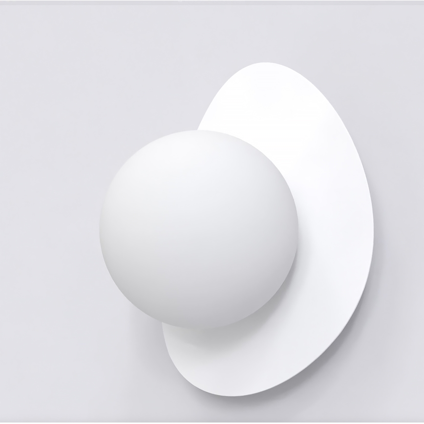 Sieninis šviestuvas OVO 1xG9/8W/230V baltas