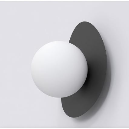 Sieninis šviestuvas OVO 1xG9/8W/230V juodas