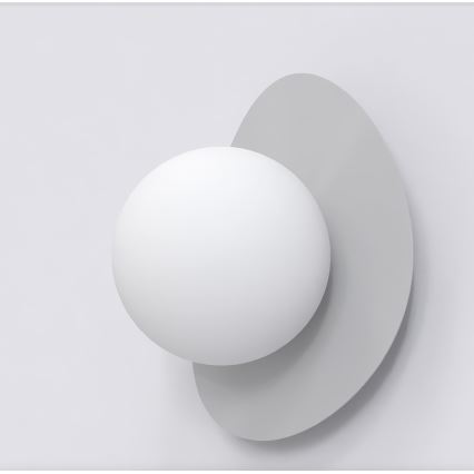 Sieninis šviestuvas OVO 1xG9/8W/230V pilkas