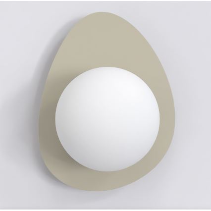 Sieninis šviestuvas OVO 1xG9/8W/230V smėlio spalvos