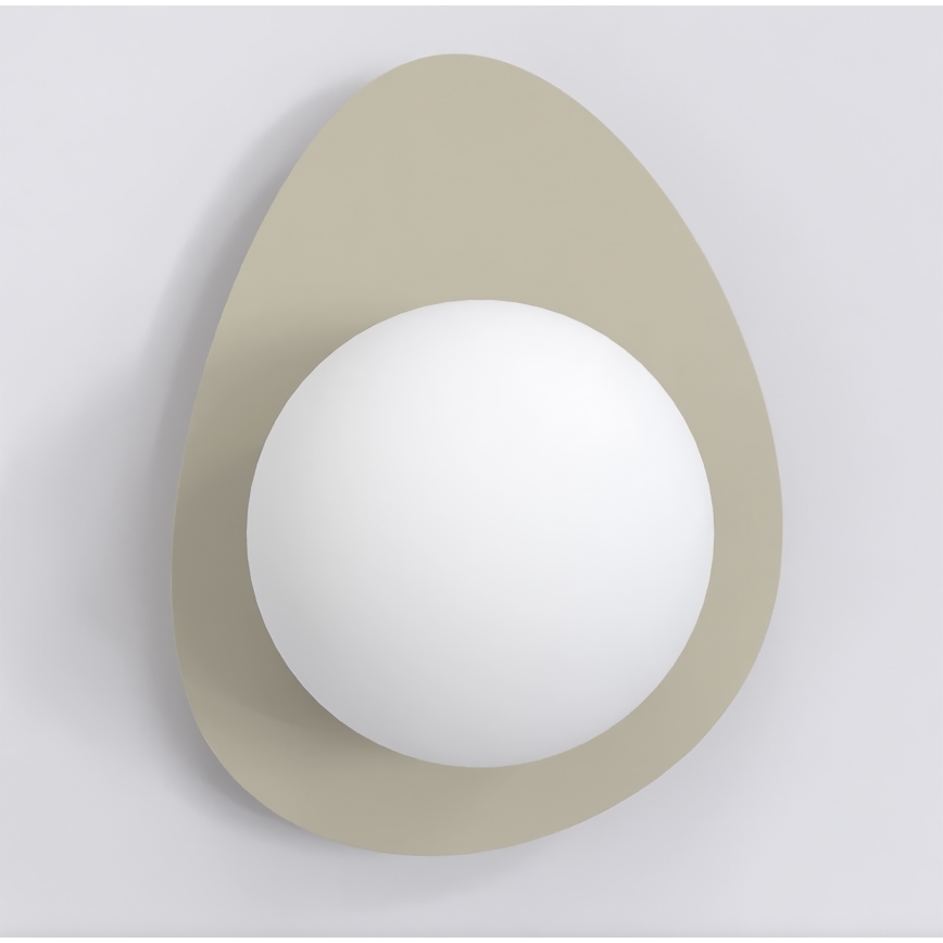 Sieninis šviestuvas OVO 1xG9/8W/230V smėlio spalvos