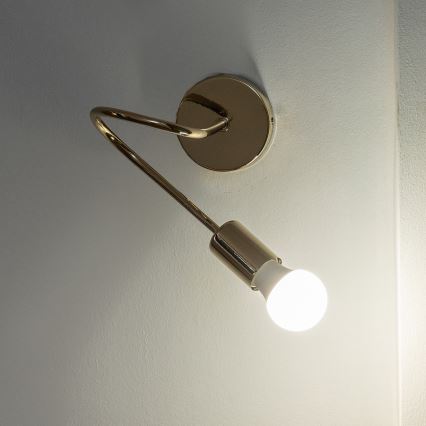 Sieninis šviestuvas OXFORD 1xE27/15W/230V auksinis