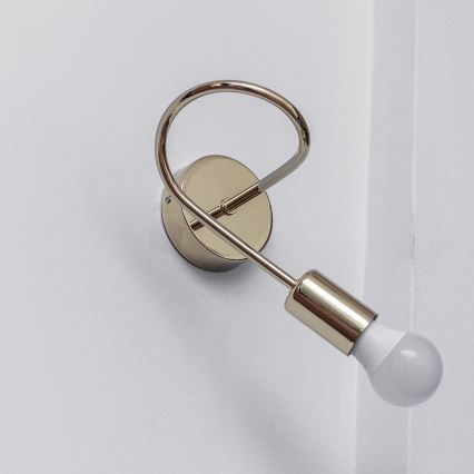 Sieninis šviestuvas OXFORD 1xE27/15W/230V auksinis