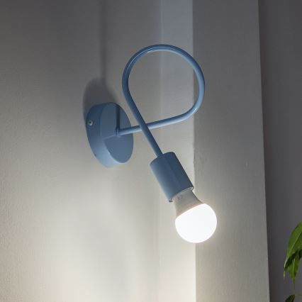 Sieninis šviestuvas OXFORD 1xE27/15W/230V mėlynas