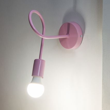 Sieninis šviestuvas OXFORD 1xE27/15W/230V rožinė
