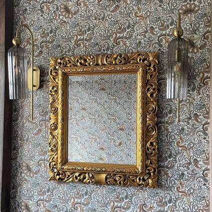 Sieninis šviestuvas PIEGA 1xE14/40W/230V žalvaris/dūminė juoda