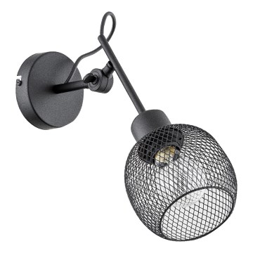 Sieninis šviestuvas POLO 1xE27/15W/230V juoda