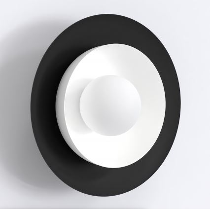 Sieninis šviestuvas POPPI 1xG9/8W/230V juoda/balta