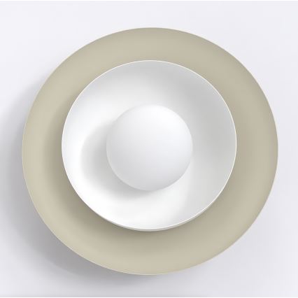 Sieninis šviestuvas POPPI 1xG9/8W/230V smėlinė/balta