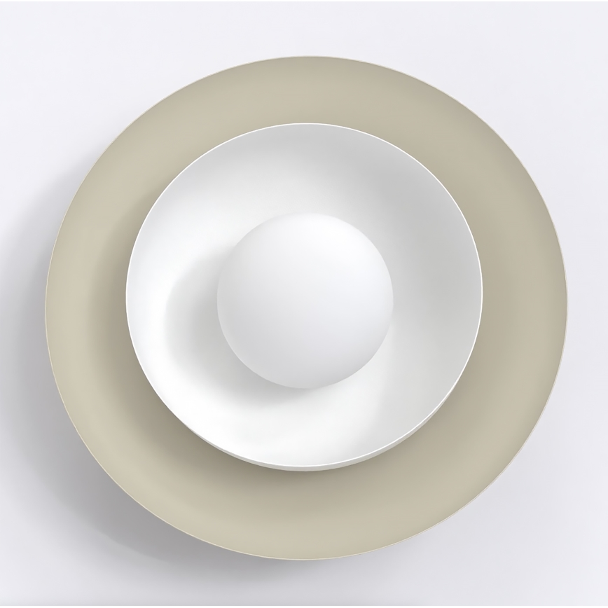 Sieninis šviestuvas POPPI 1xG9/8W/230V smėlinė/balta