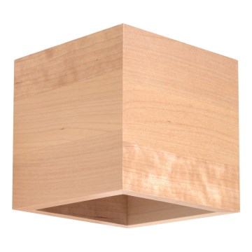 Sieninis šviestuvas QUAD 1xG9/40W/230V Beržas/bukas