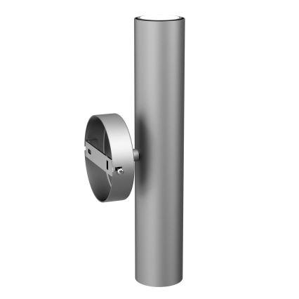 Sieninis šviestuvas RAITO 2xGU10/8W/230V sidabras