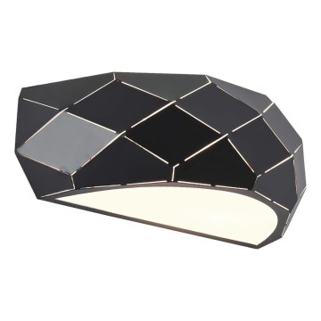 Sieninis šviestuvas REUS 1xE27/40W/230V juodas