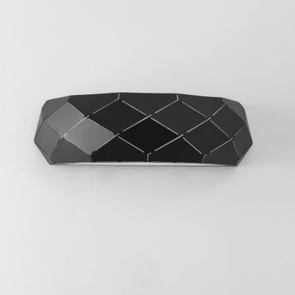 Sieninis šviestuvas REUS 1xE27/40W/230V juodas