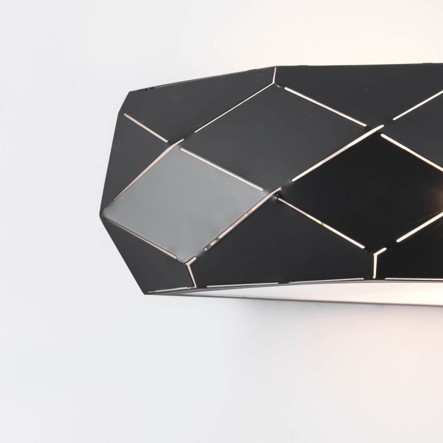 Sieninis šviestuvas REUS 1xE27/40W/230V juodas