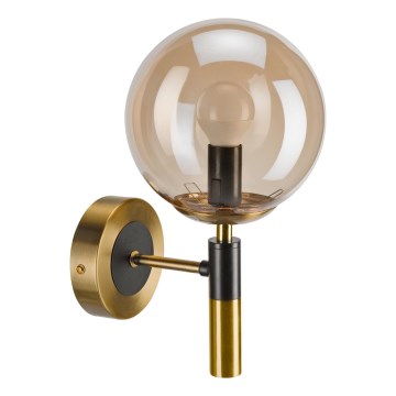 Sieninis šviestuvas ROLLO 1xE14/5W/230V auksas/dūminis smėlio spalva