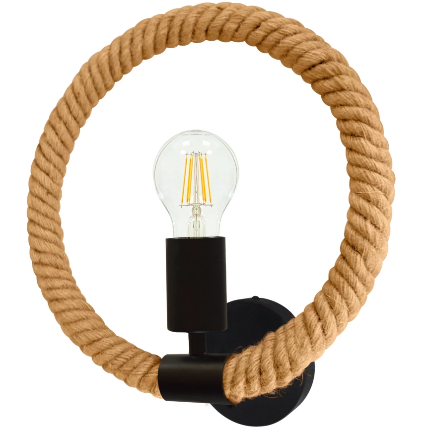 Sieninis šviestuvas ROPE ARTHUR 1xE27/12W/230V