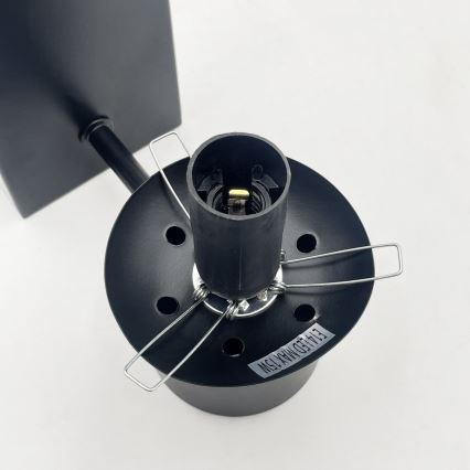 Sieninis šviestuvas SFERIO 1xE14/5W/230V juoda/dūminė juoda