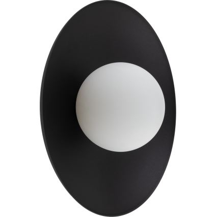 Sieninis šviestuvas SLATE 1xG9/8W/230V diametras 28 cm juoda