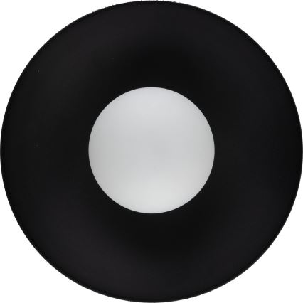 Sieninis šviestuvas SLATE 1xG9/8W/230V diametras 28 cm juoda