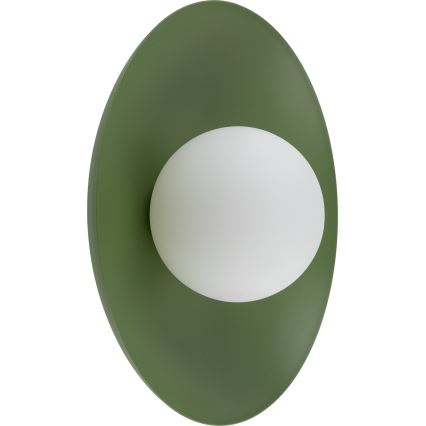 Sieninis šviestuvas SLATE 1xG9/8W/230V diametras 28 cm žalia