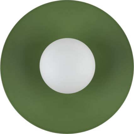 Sieninis šviestuvas SLATE 1xG9/8W/230V diametras 28 cm žalia