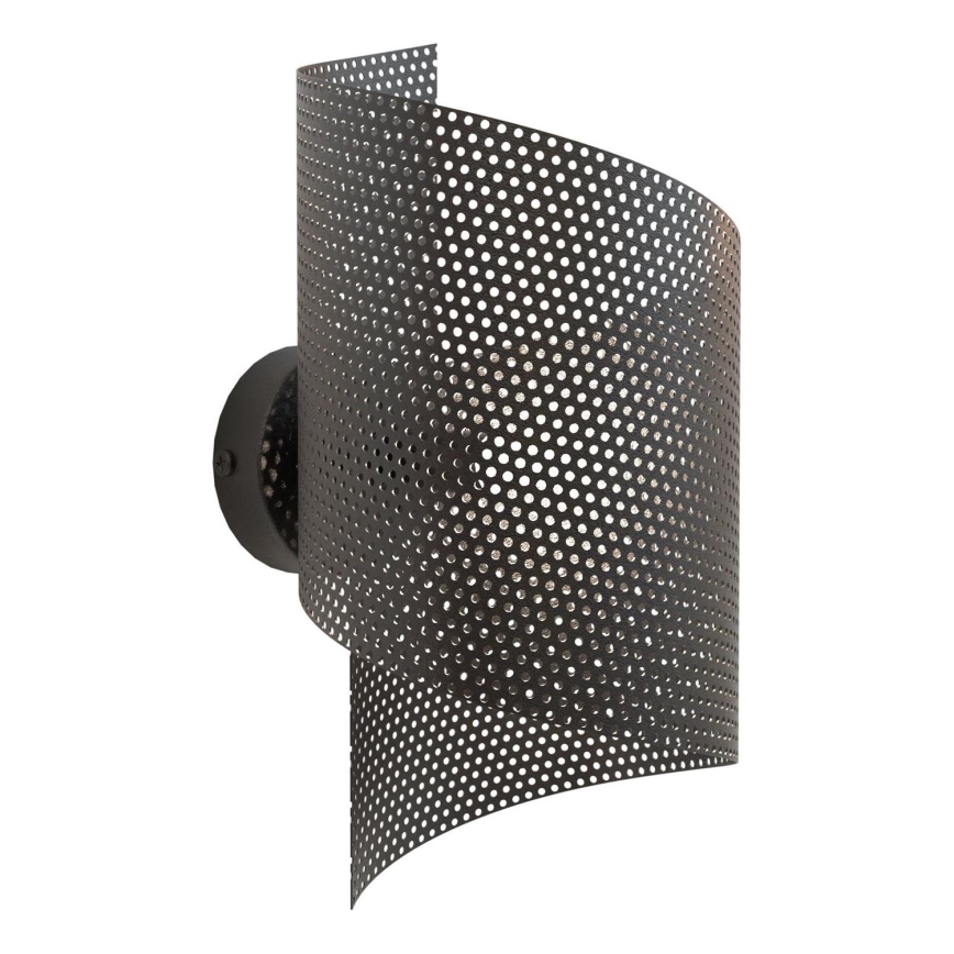 Sieninis šviestuvas SPIRAL 1xG9/8W/230V juoda