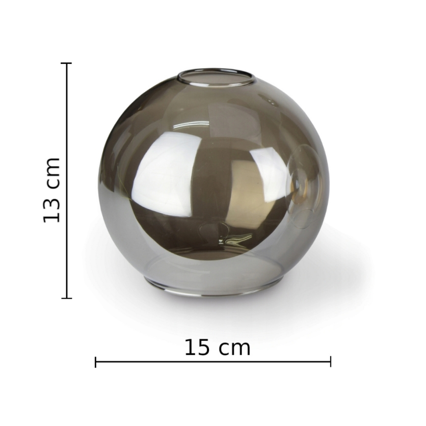 Sieninis šviestuvas STAR 1xE27/60W/230V juoda/dūminis juoda