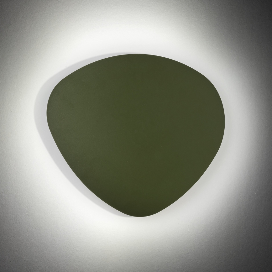 Sieninis šviestuvas STONE 3xG9/8W/230V 37x49 cm žalia