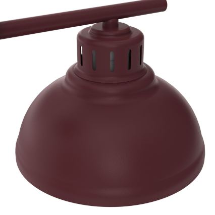 Sieninis šviestuvas SVEN 1xE27/15W/230V bordo