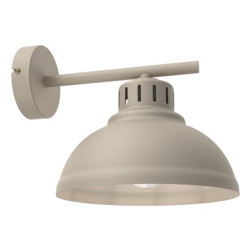 Sieninis šviestuvas SVEN 1xE27/15W/230V smėlio spalva