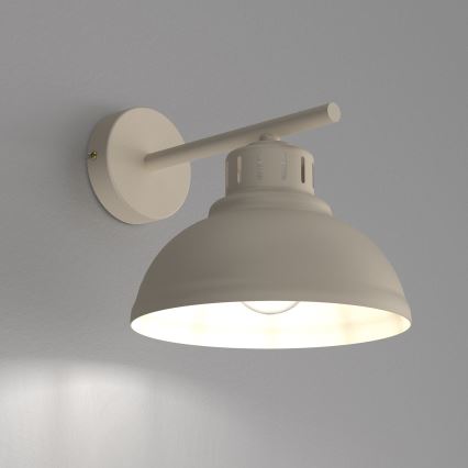 Sieninis šviestuvas SVEN 1xE27/15W/230V smėlio spalva