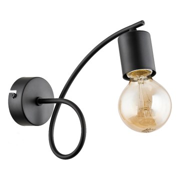 Sieninis šviestuvas TANGO 1xE27/15W/230V juoda