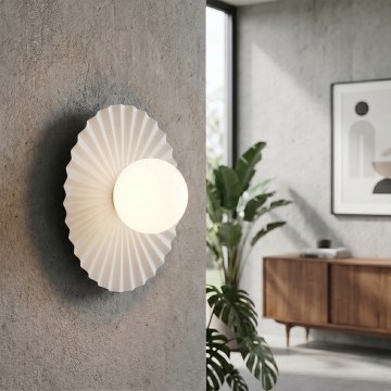 Sieninis šviestuvas UMBRA 1xG9/8W/230V baltas