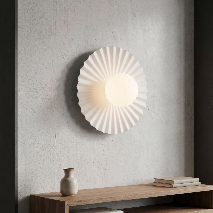 Sieninis šviestuvas UMBRA 1xG9/8W/230V baltas