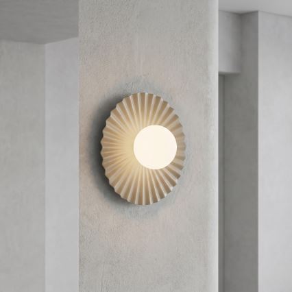 Sieninis šviestuvas UMBRA 1xG9/8W/230V smėlio spalvos