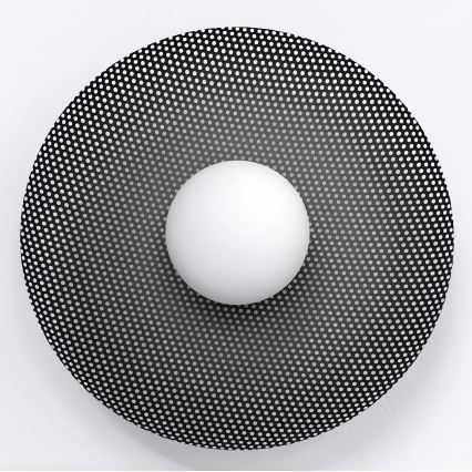 Sieninis šviestuvas VIBEZ 1xG9/8W/230V juodas