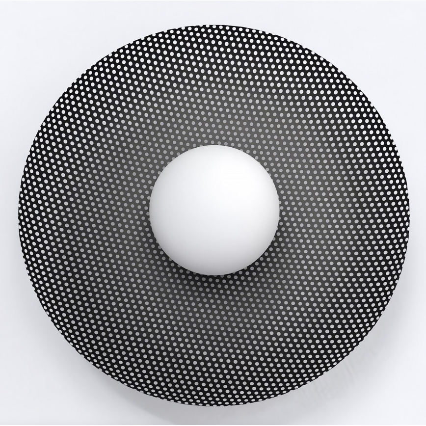 Sieninis šviestuvas VIBEZ 1xG9/8W/230V juodas