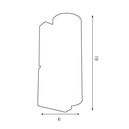 Sieninis šviestuvas WALL 1xGU10/8W/230V baltas