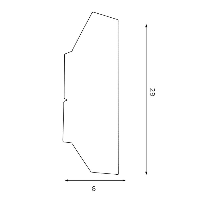 Sieninis  šviestuvas WALL 2xGU10/8W/230V juodas