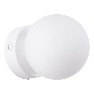 Sieninis šviestuvas YOLI 1xG9/8W/230V balta